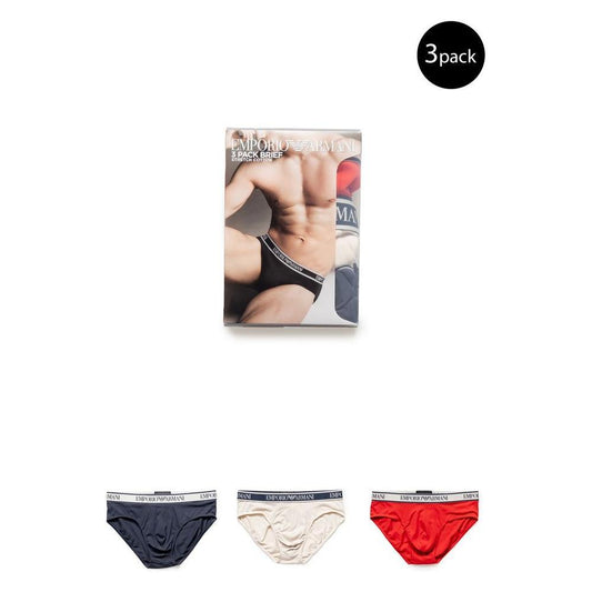 Emporio Armani Underwear Red Cotton Underwear EM-13476200146-IT44 | S