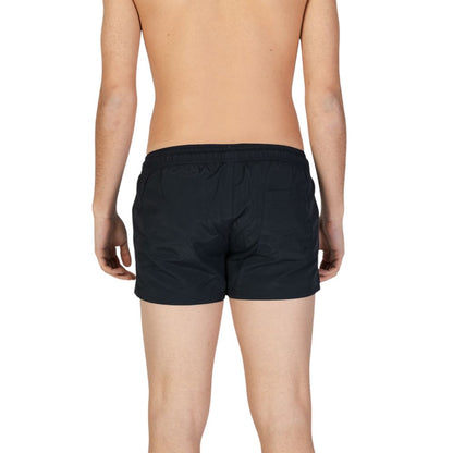 Hamaki-Ho Black Polyester Swim Shorts