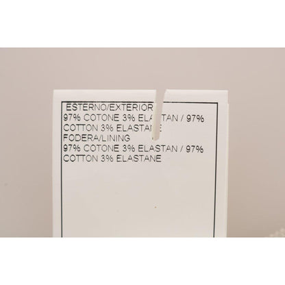 Ermanno Scervino Beige Slim Jeans Corduroy Skinny Pants