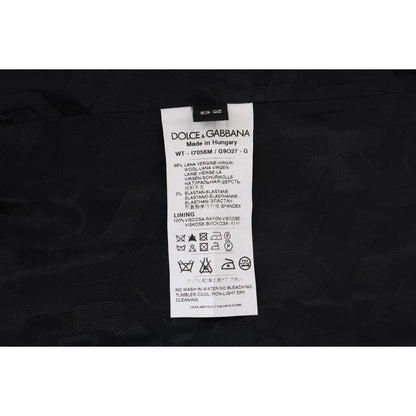 Dolce & Gabbana Gray Wool Stretch Vest