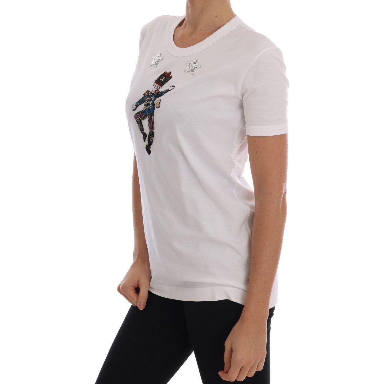 Dolce & Gabbana White Cotton Fairy Tale T-Shirt TSH1760-6
