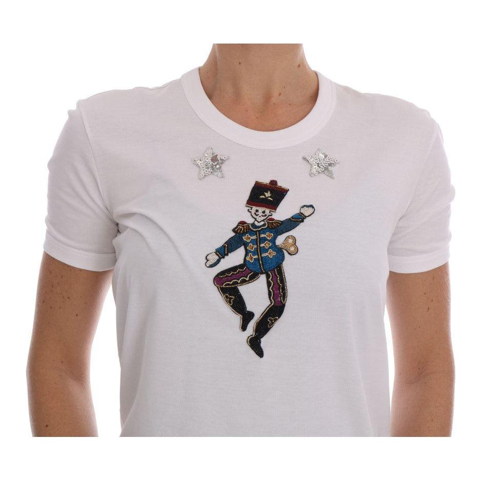 Dolce & Gabbana White Cotton Fairy Tale T-Shirt TSH1760-6