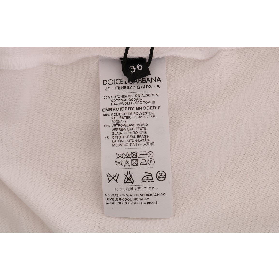 Dolce & Gabbana White Cotton Fairy Tale T-Shirt TSH1760-6