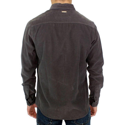 GF Ferre Green Button Front Cotton Casual Shirt GF Ferre