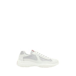 Prada White Leather America's Sneakers 4E3400-42-FBB-376