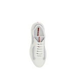 Prada White Leather America's Sneakers 4E3400-42-FBB-376