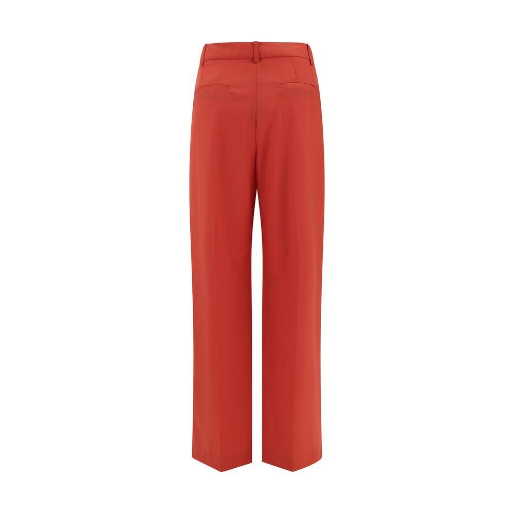 Loulou De Saison Wool Flared pants LO-SBIRUPTOMATO-IT40 | M
