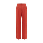 Loulou De Saison Wool Flared pants LO-SBIRUPTOMATO-IT40 | M