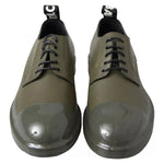 Dolce & Gabbana Green Leather Rubber Sole Dress Shoes MV5063-41