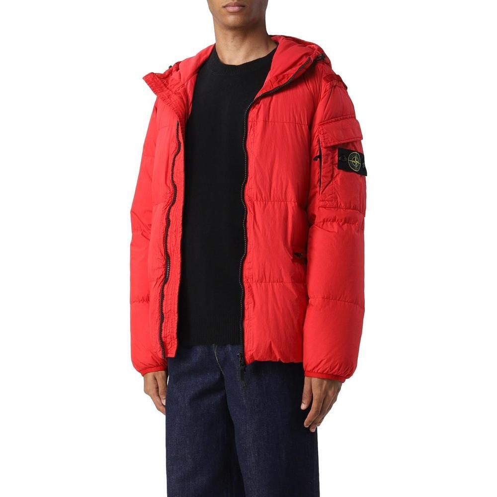 Stone Island Red Nylon Jacket ST-14754-M