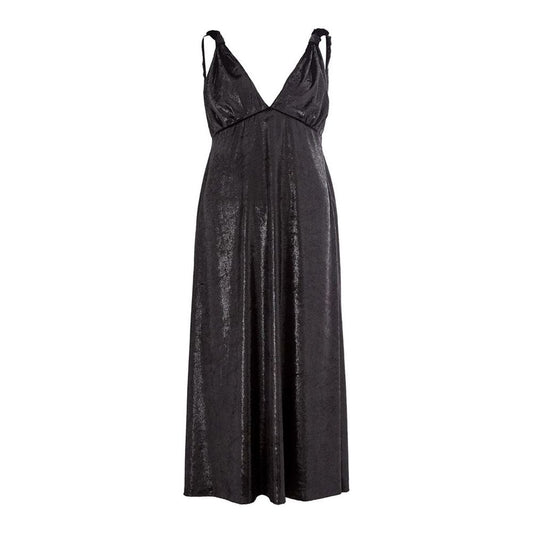 Lardini Black Polyester Cocktail Dress Lardini