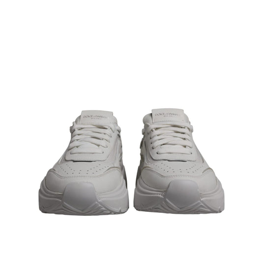 Dolce & Gabbana White Daymaster Low Top Sneakers Shoes MV7157#1-40.5