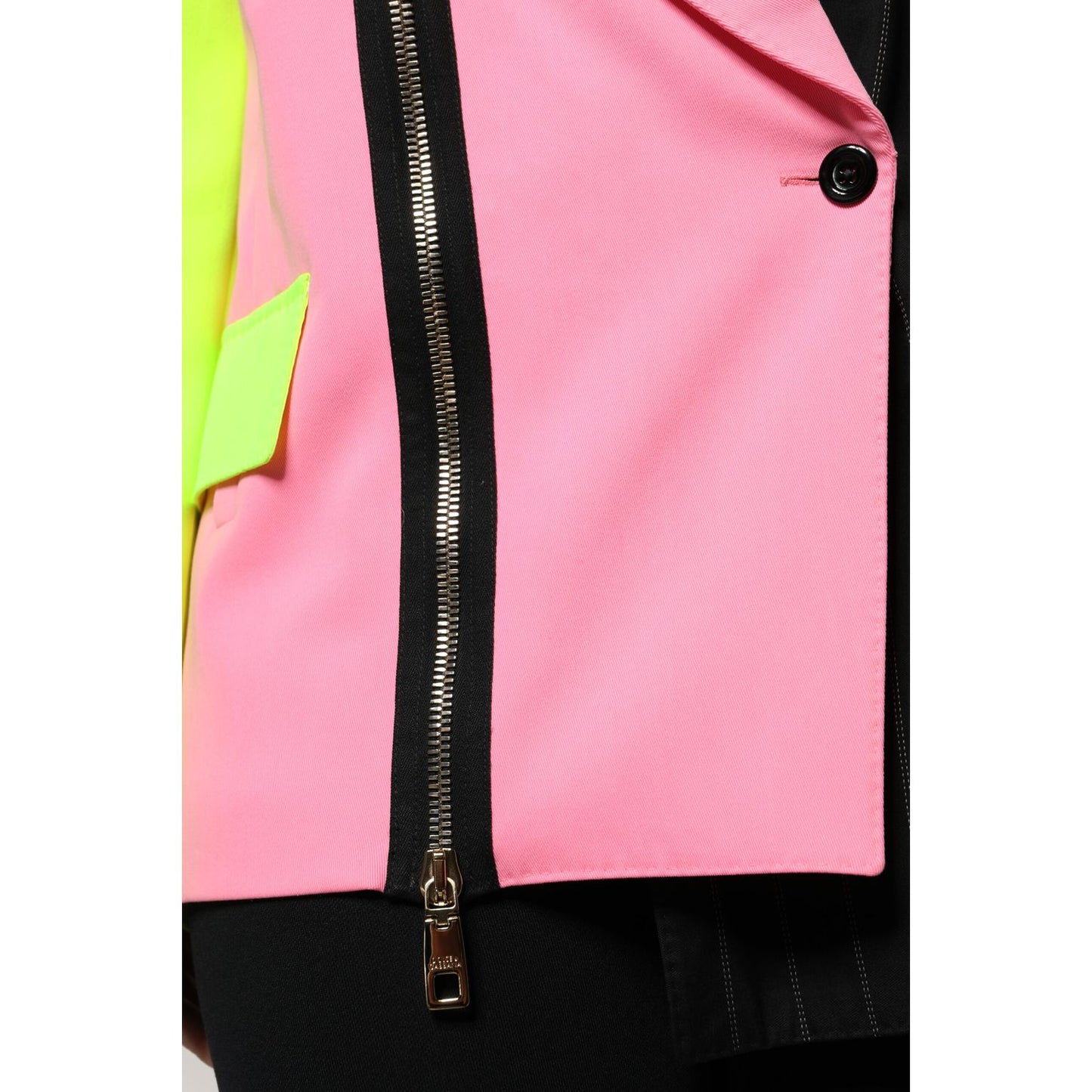 Dolce & Gabbana Multicolor Patchwork Embellished Coat Jacket 1728,67345645728,Clothing,Coats - Jackets & Coats - Clothing,Dolce & Gabbana,IT36|XXS,IT38 | XS,IT40|S,IT44 | L,Jackets & Coats - Clothing,Jackets & Coats - Women - Clothing,Material: 46% Cotton