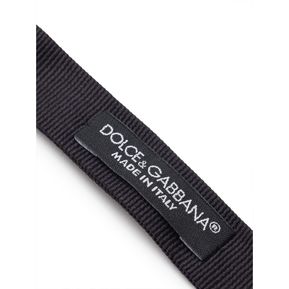 Dolce & Gabbana Black Silk Bowtie 1728,67397976224,Accessories,Black,Bowties - Ties and Formal Accessories - Accessories,Dolce & Gabbana,Men,Men - Accessories,New with tags,One Size,Ties & Bowties - Men - Accessories,Ties and Formal Accessories - Accessor