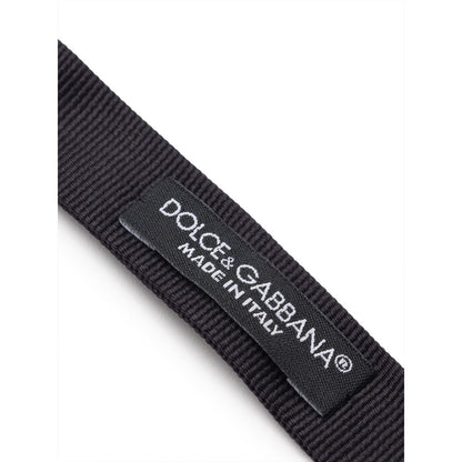 Dolce & Gabbana Black Silk Bowtie 1728,67397976224,Accessories,Black,Bowties - Ties and Formal Accessories - Accessories,Dolce & Gabbana,Men,Men - Accessories,New with tags,One Size,Ties & Bowties - Men - Accessories,Ties and Formal Accessories - Accessor