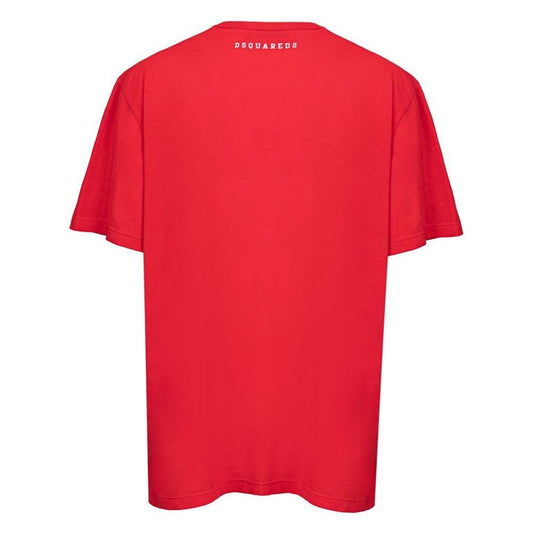 Dsquared² Red Cotton T-Shirt DS-5677665-S