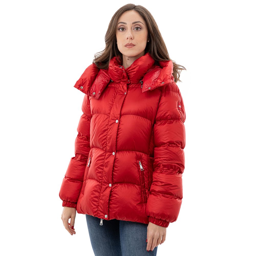 Add Red Polyamide Full-Length Jacket 1728,67397976224,Add,Clothing,Full-Length Jackets - Jackets & Coats - Clothing,IT38|XS,IT42|M,IT46 | L,Jackets & Coats - Clothing,Jackets & Coats - Women - Clothing,New with tags,Red,Women,Women - Clothing