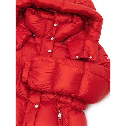 Add Red Polyamide Full-Length Jacket 1728,67397976224,Add,Clothing,Full-Length Jackets - Jackets & Coats - Clothing,IT38|XS,IT42|M,IT46 | L,Jackets & Coats - Clothing,Jackets & Coats - Women - Clothing,New with tags,Red,Women,Women - Clothing