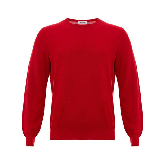 Gran Sasso Red Cotton Sweater GR-4371665-IT50 | L