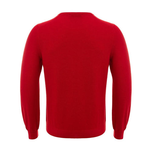 Gran Sasso Red Cotton Sweater GR-4371665-IT50 | L