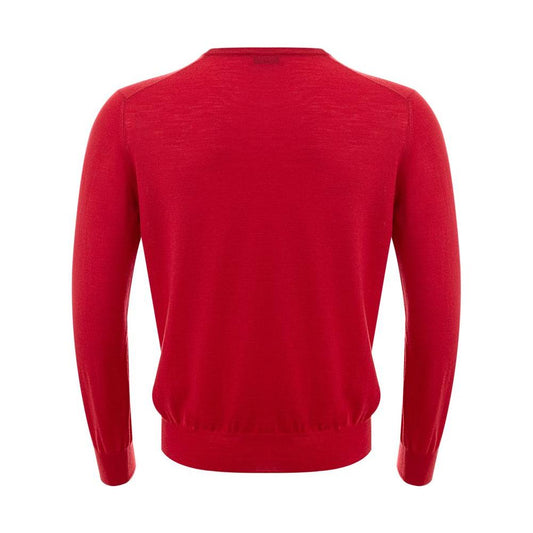 Gran Sasso Elegant Red Wool Sweater for Men GR-4363665-IT50 | L