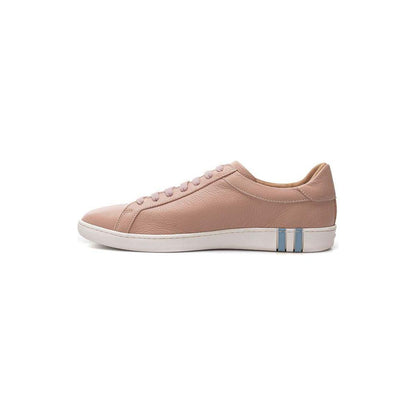 Bally Pink Leather Athletic Sneakers