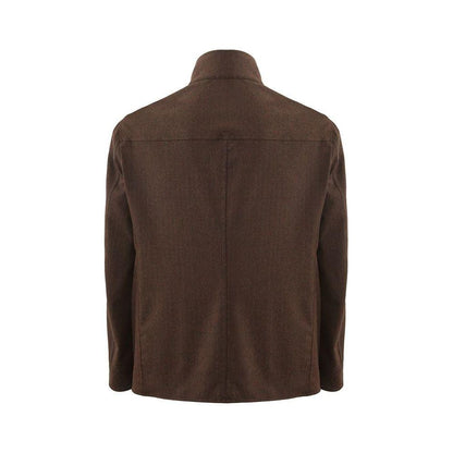 Lardini Blue Wool Coat