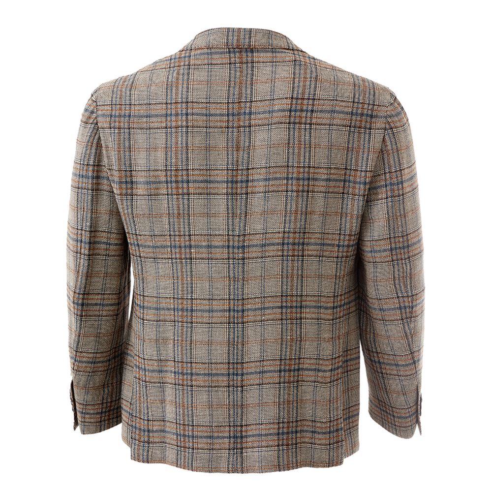 Lardini Multicolor Linen Blazer