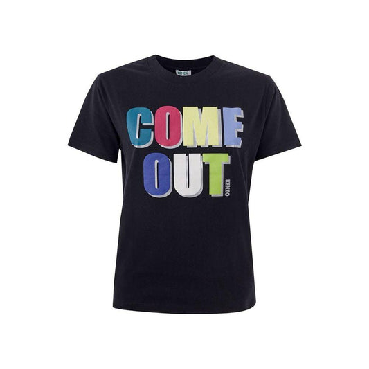 Kenzo Black Cotton T-Shirt Kenzo