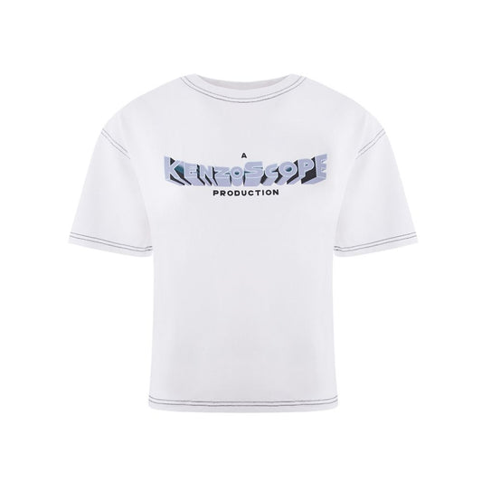 Kenzo White Cotton T-Shirt Kenzo