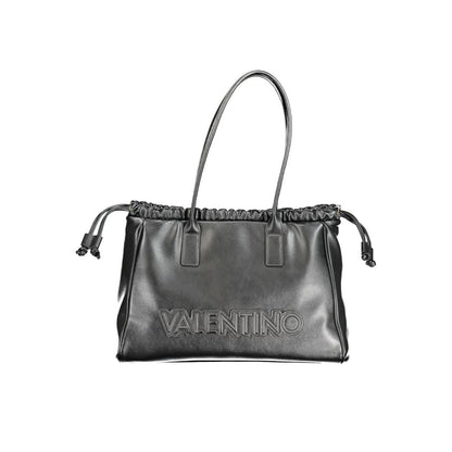 Mario Valentino Black Polyurethane Women Handbag