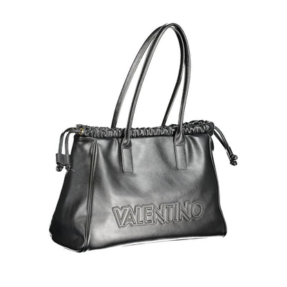 Mario Valentino Black Polyurethane Women Handbag