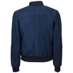 Emilio Romanelli Blue Calfskin Men Bomber Jacket EM-15261-IT42|M