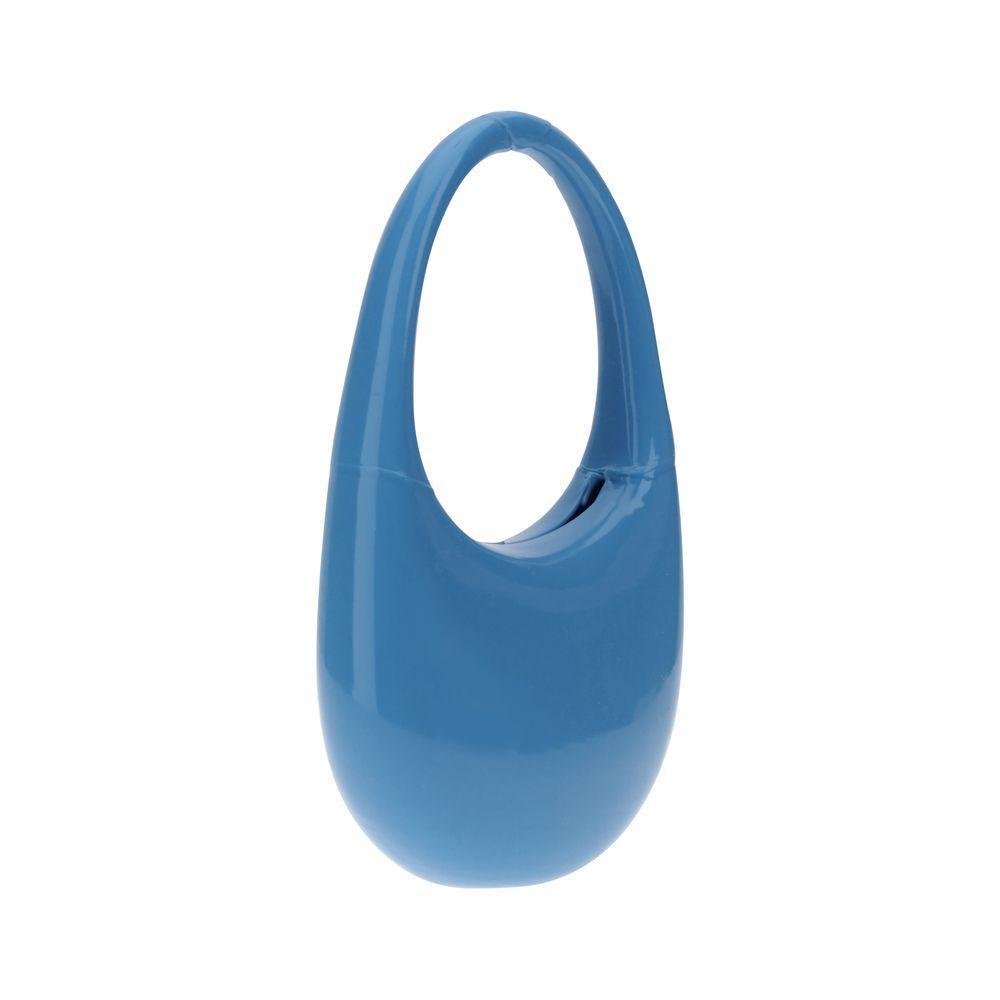 Front view with bag zipped and handles upright.