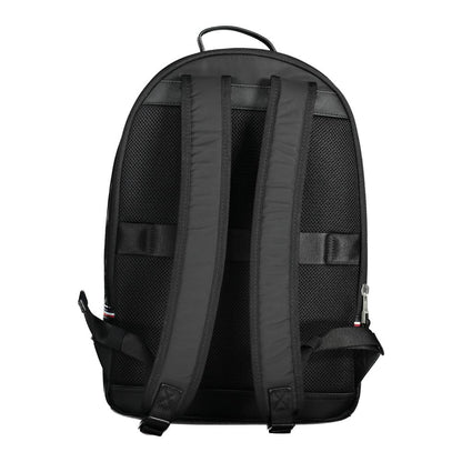 Tommy Hilfiger Black Polyester Men Backpack 1728,67403481248,Backpacks - Bags,Bags,Black,Men,New with tags,Tommy Hilfiger