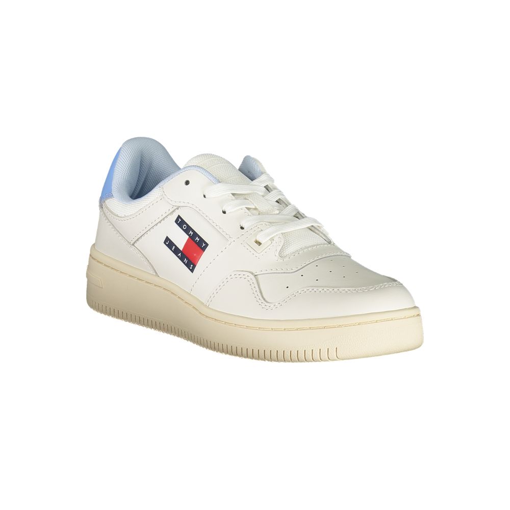 Tommy Hilfiger White Leather Women Sneaker