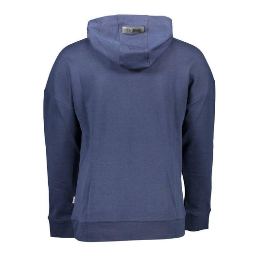Plein Sport Blue Cotton Men Sweater PL-37461-S