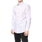 Dolce & Gabbana White Stripes Cotton GOLD Formal Dress Shirt TSH86345-40