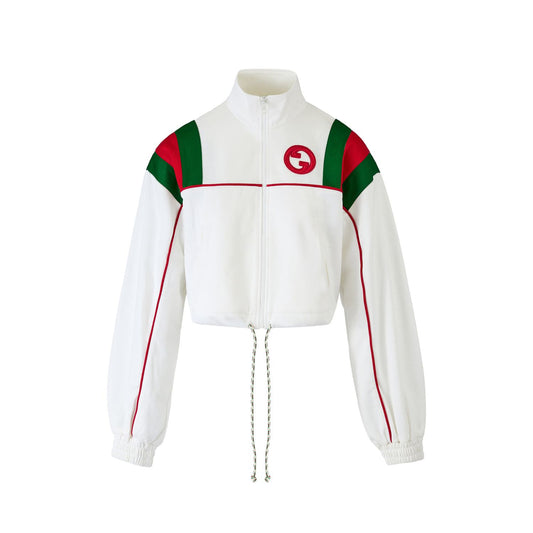 Gucci White Polyester Logo Sweatshirt 738929XJFJE9088_M