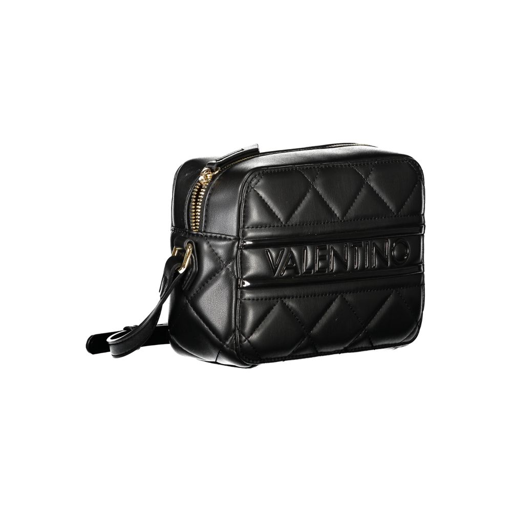 Mario Valentino Black Polyurethane Women Shoulder Bag