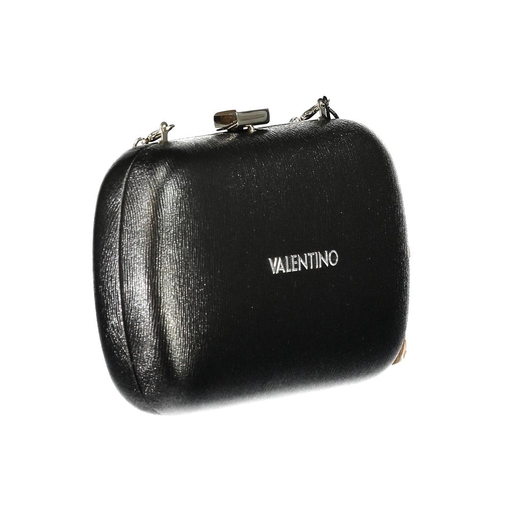 Mario Valentino Black Polyurethane Women Handbag