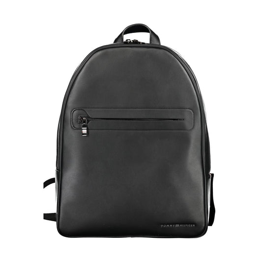Tommy Hilfiger Black Polyester Backpack Tommy Hilfiger