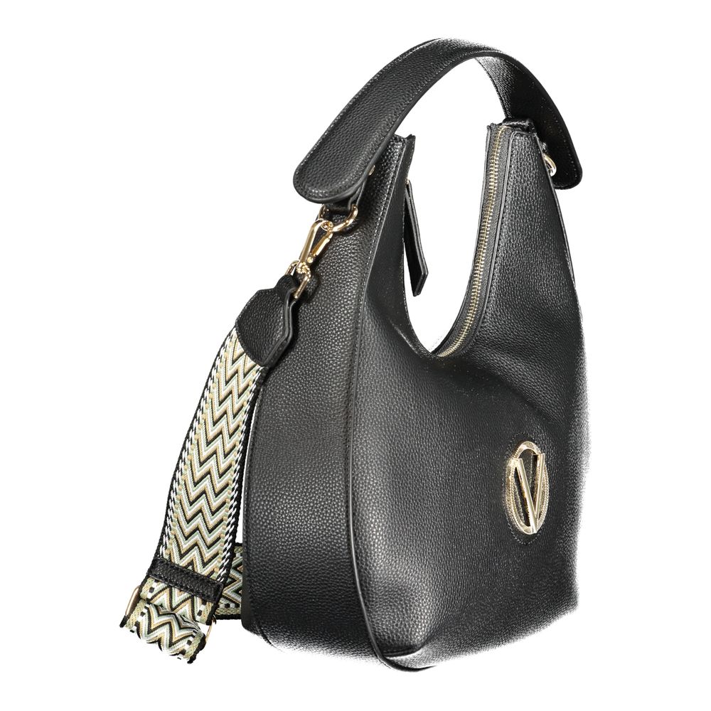 Mario Valentino Black Polyurethane Women Shoulder Bag