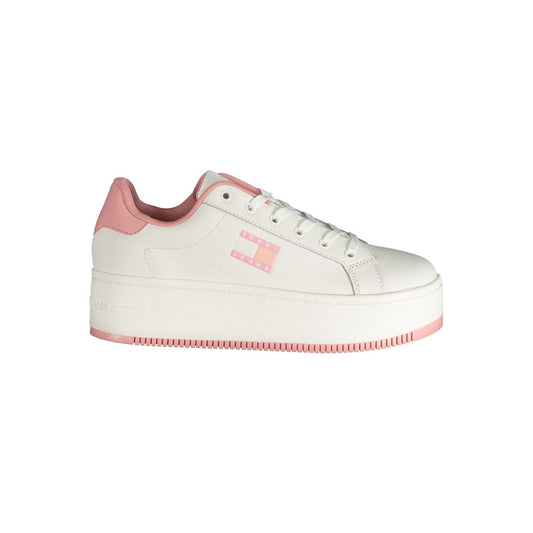 Tommy Hilfiger Rosa Leather Women Sneaker 1728,67403481248,EU39/US9,EU40/US10,EU41/US11,New with tags,Pink,Platform - Sneakers - Shoes,Shoes,Sneakers - Shoes,Tommy Hilfiger,Women