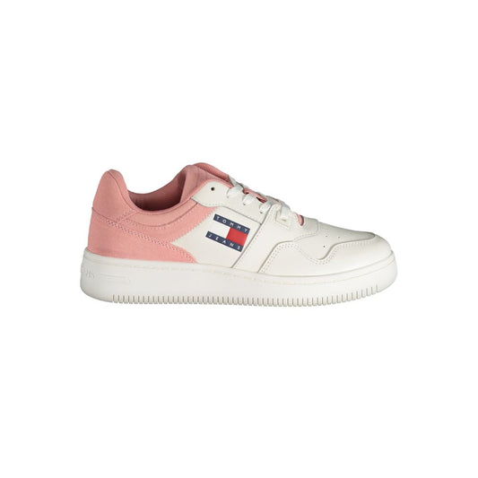 Tommy Hilfiger Rosa Leather Women Sneaker 1728,67403481248,Athletic - Sneakers - Shoes,EU36/US6,EU37/US7,EU38/US8,EU39/US9,EU40/US10,EU41/US11,New with tags,Pink,Shoes,Sneakers - Shoes,Tommy Hilfiger,Women