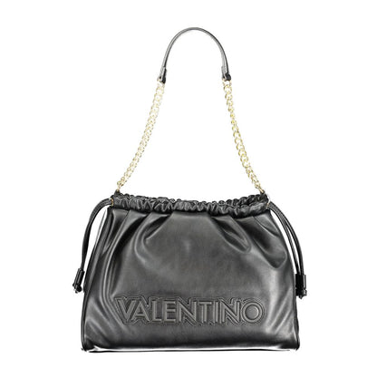 Mario Valentino Black Polyurethane Women Shoulder Bag