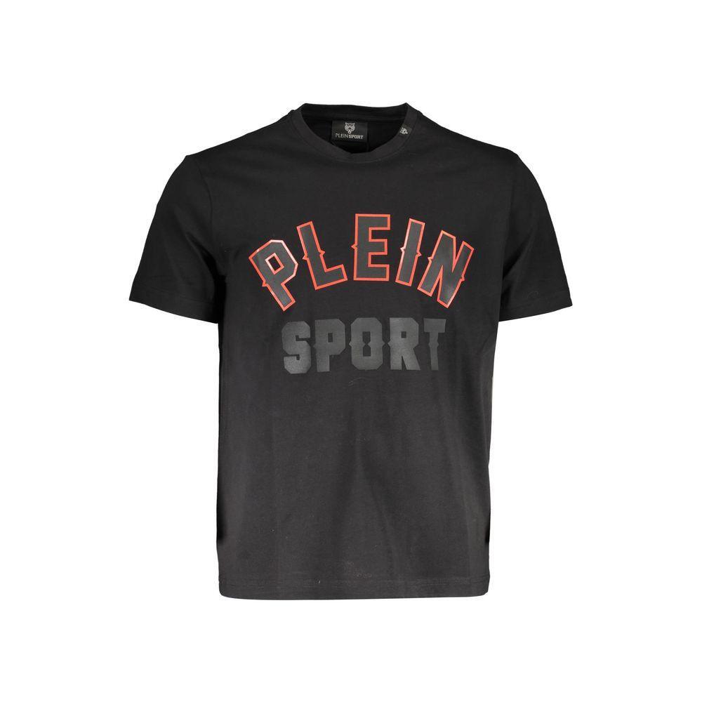 Plein Sport Black Cotton T-Shirt PL-37466-S