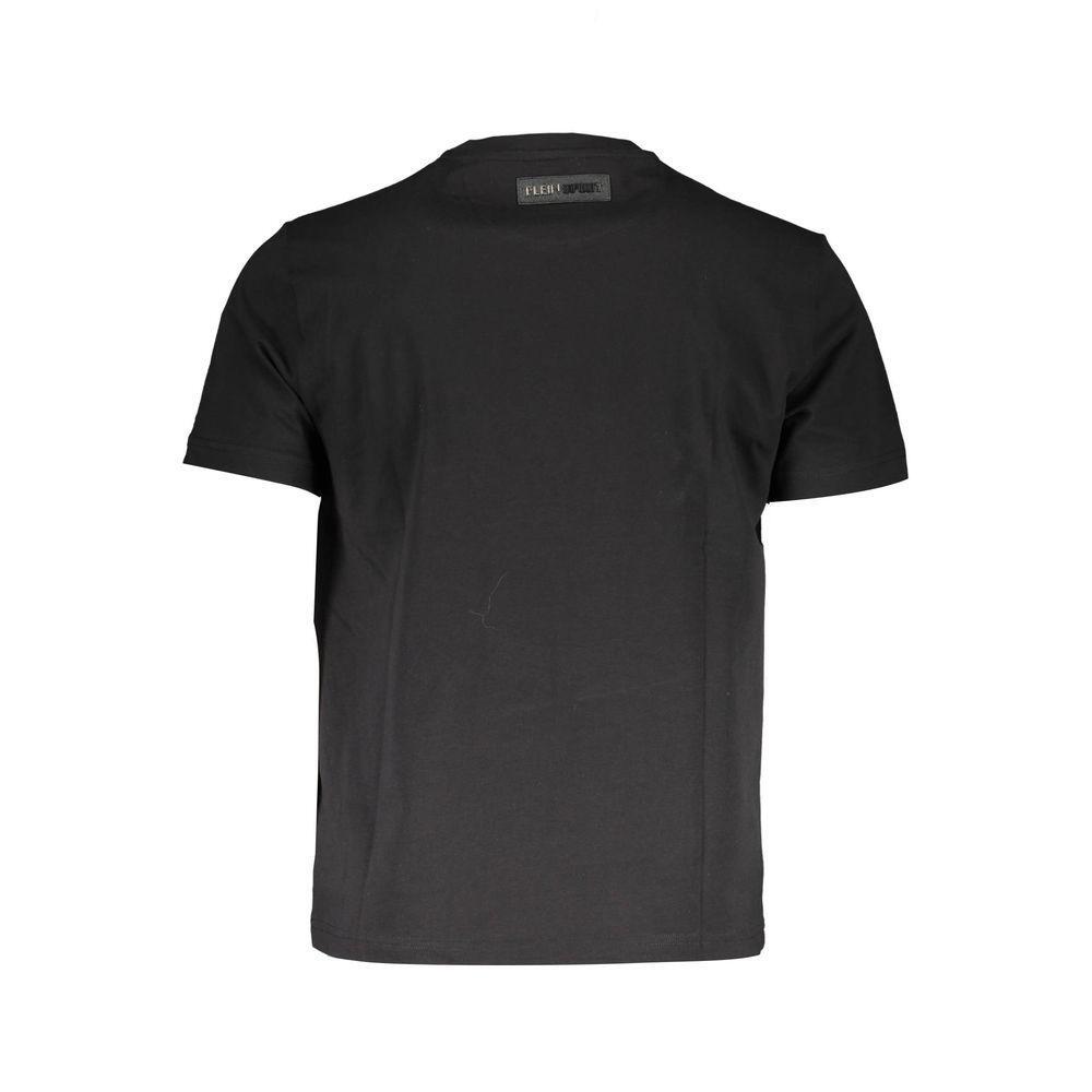 Plein Sport Black Cotton T-Shirt PL-37466-S