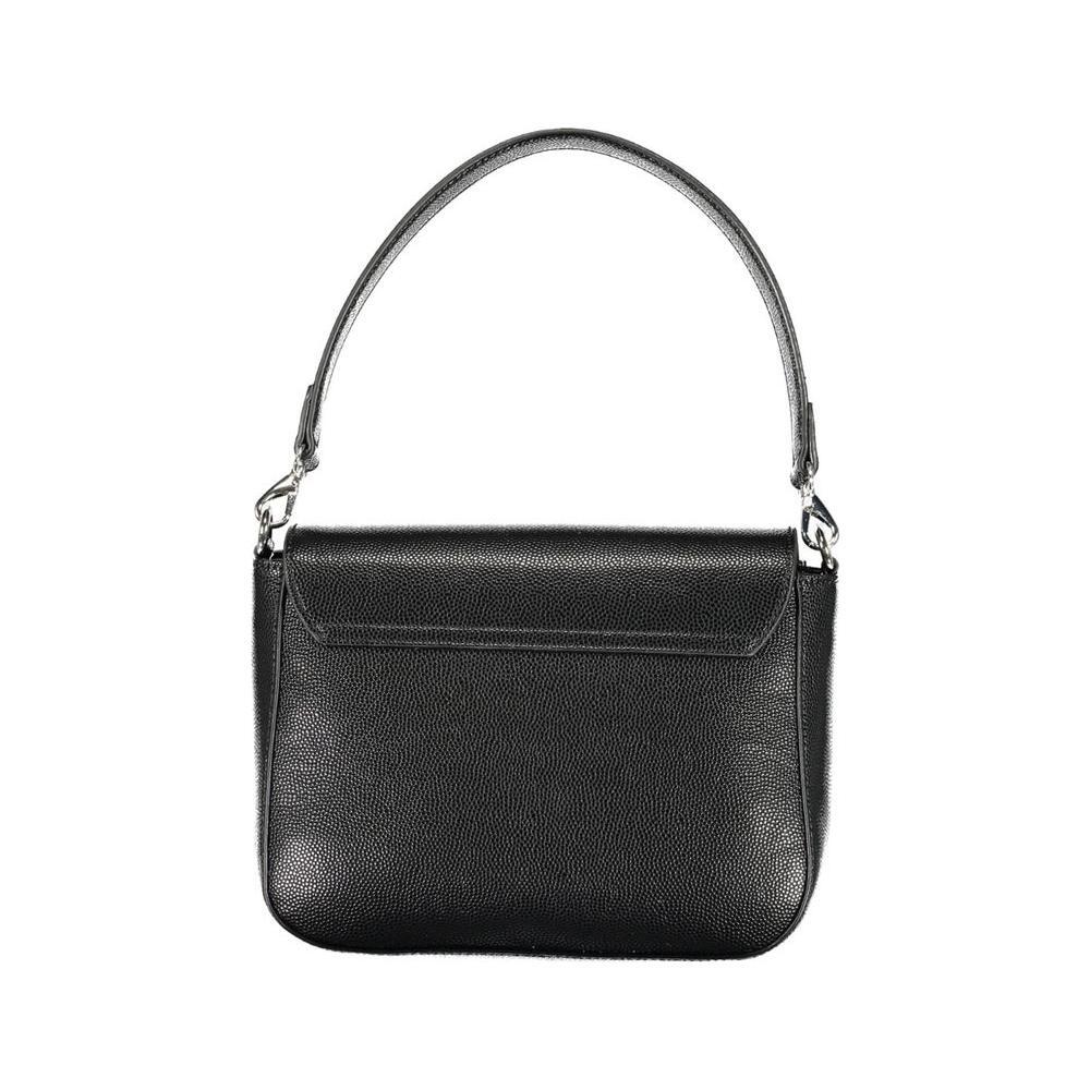 Mario Valentino Black Polyurethane Women Handbag