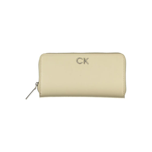 Calvin Klein Beige Polyurethane Women Wallet